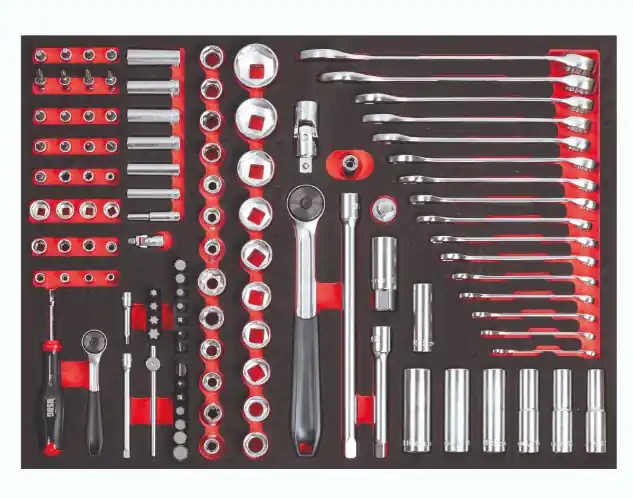 Usag 519 M 601 - Termoformato in spugna completo di 116 utensili Spedizione Espresso