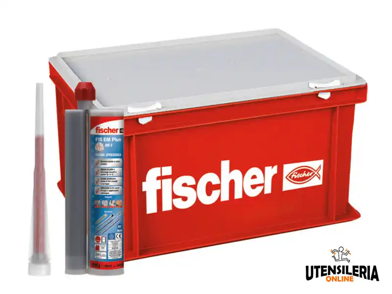 Offerta Limitata Resina epossidica FIS EM Plus Fischer in Kit EPOXY BOX con miscelatori