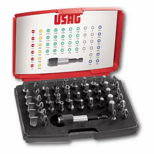 Usag 692 J49 - Assortimento di inserti per avvitatura (49 pz) - attacco 1/4" Nuova Collezione
