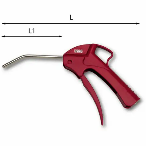 Usag 927 B - Pistola di soffiaggio progressiva in materiale plastico antiurto Esclusivo