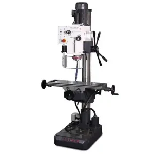 Trapano fresa ad ingranaggi Optimum OPTIdrill DH 40CTP avanzamento automatico della canna Reso Gratuito