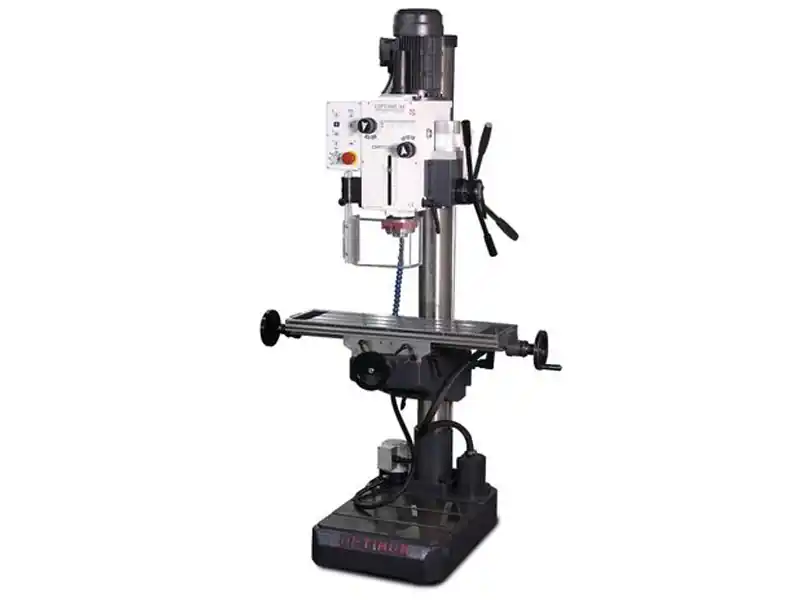Trapano fresa ad ingranaggi Optimum OPTIdrill DH 40CTP avanzamento automatico della canna Reso Gratuito
