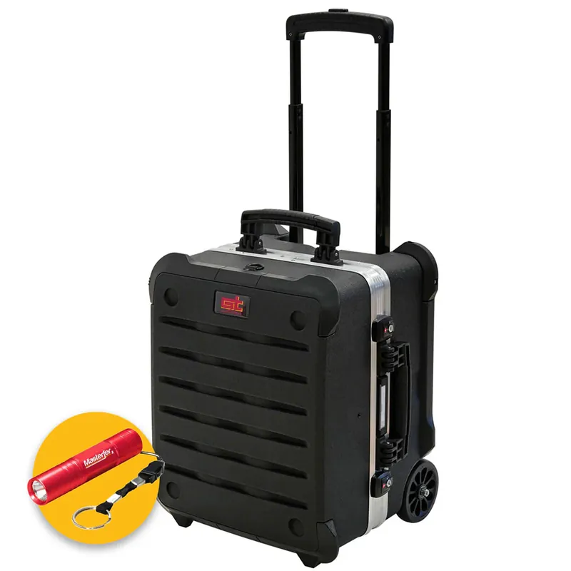 Compra Oggi Stesso GT Line V-ROCK TURTLE PEL - Trolley valigia porta attrezzi in polietilene vuota