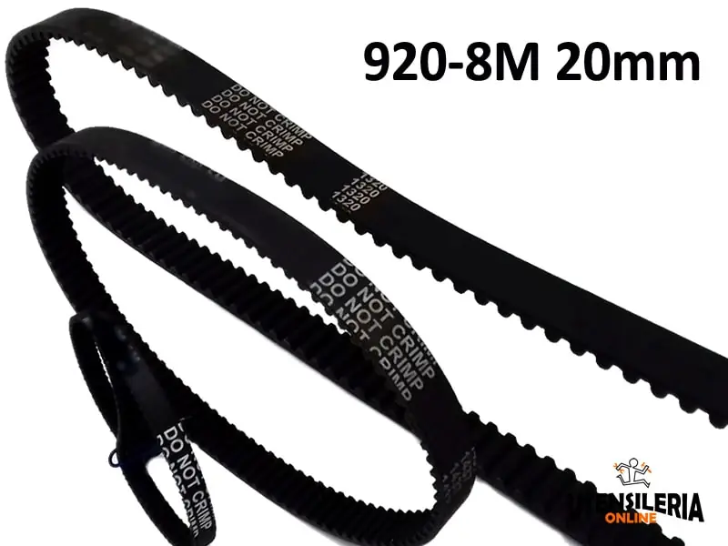 Esclusivo Cinghia Dentata HTD 920-8M 115 denti 20mm