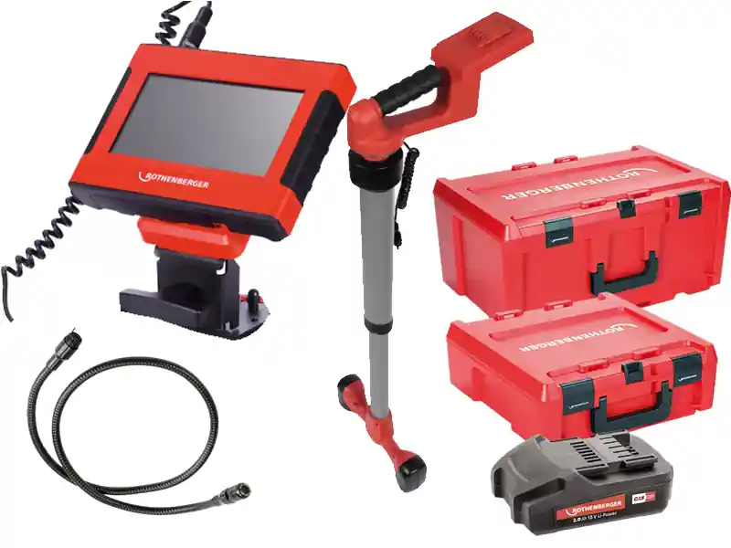 Vendita Finale Rothenberger videocamera per ispezione Rocam mini HD con localizzatore Roloc Plus HD