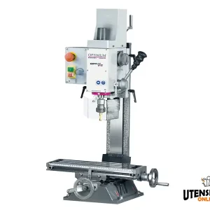 Trapano fresatrice Optimum BF 16 Vario di piccole dimensioni 500W 230V Must-Have