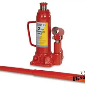 Cric a bottiglia portatile Barbero CB2 con pistone idraulico portata 2 tonnellate Ultimissimo Modello