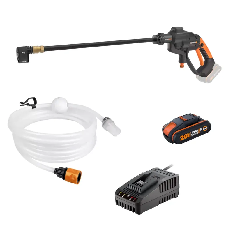 Worx WG620E - Lancia a pressione a batteria 20V completa di batteria e caricabatterie Saldi