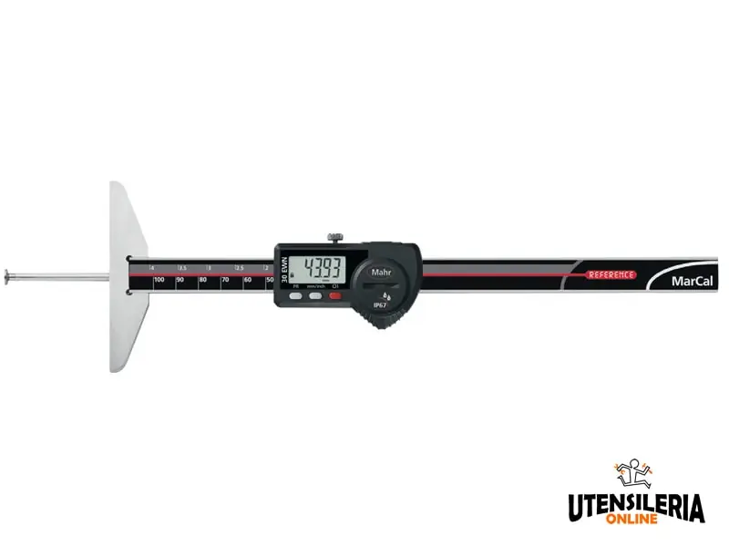 Calibro Rupac digitale IP67 in acciaio INOX per profondità, misura fino a 100mm e uscita USB Novità