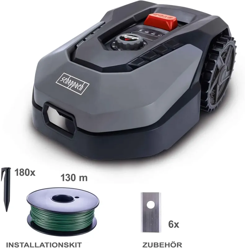 Scheppach Robocut XL600 - Robot rasaerba 20V con bluetooth e wifi integrato - fino a 600 MQ Offerta Lampo