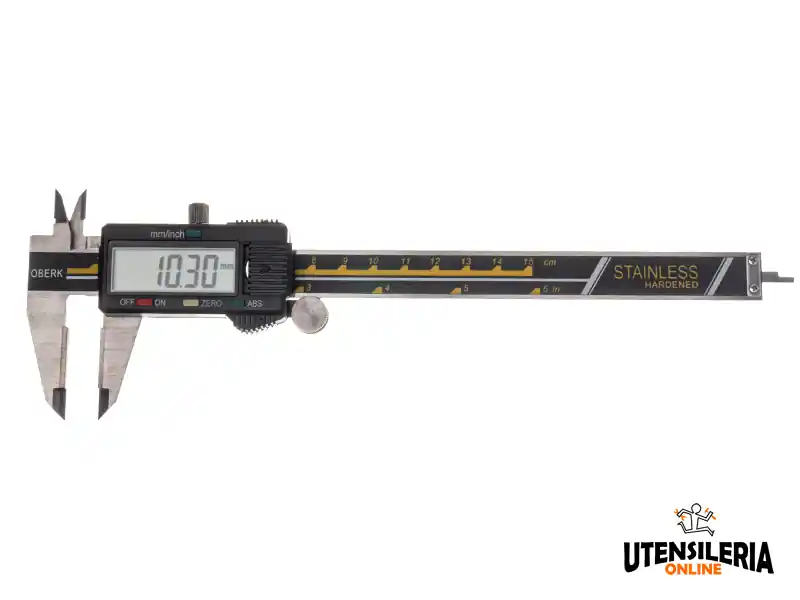 Promo Stagionale Calibri elettronici digitali con inserti in metallo duro OBERK