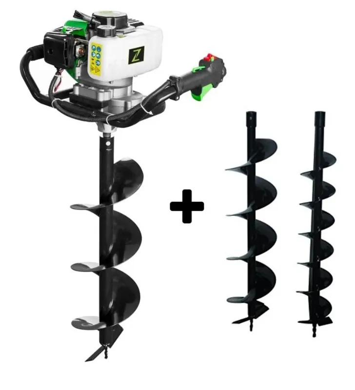ZIPPER ZI-ELB70 Trivella mototrivella a scoppio 51,7cc con 3 eliche 100 , 150 , 200 mm Sconto