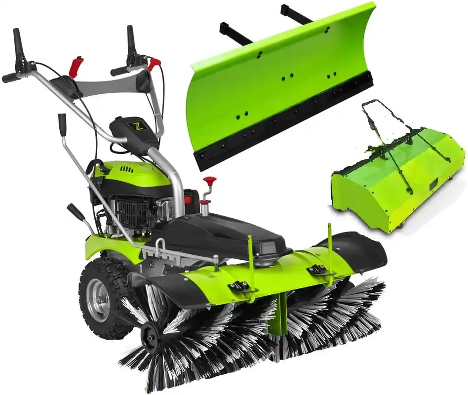 Prezzo Scontato Zipper ZI-KM1000 - Spazzatrice a scoppio con spazzola e pala da neve