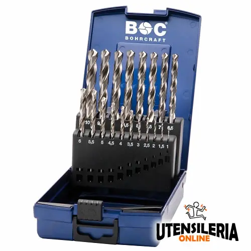 A Buon Prezzo Assortimento punte rettificate BOHRCRAFT HSS-G 0,5mm (19pz)