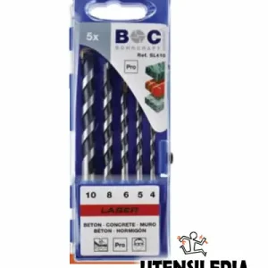 Assortimento punte da muro BOHRCRAFT MD (5pz) Esclusivo