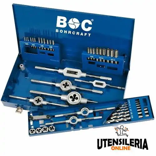 Assortimento maschi a mano BOHRCRAFT HSS-G rettificati (44pz) Offerta Del Giorno