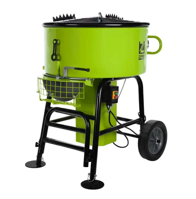 Zipper zi-zwm120 Miscelatore per malta ad azione forzata 120 l 1100 w , 220V Compra Oggi Stesso