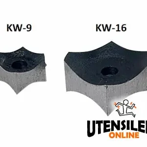 Lame per cave per tagliare bordi a 2 posizioni KW-9 e KW-16 Vendita Finale