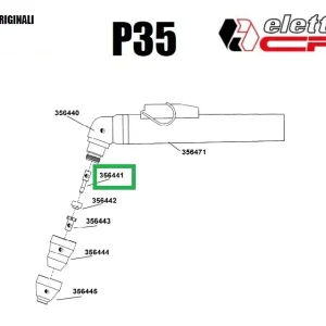 Offerta Elettro Cf 356441.B ELETTRODO P35 CONF. 10 PZ.