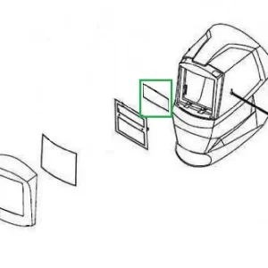 Beta 00070420102 VETRINO INTERNO per maschera Beta 7043 e 7042 n.2 pezzi per confezione Scelto Dai Clienti