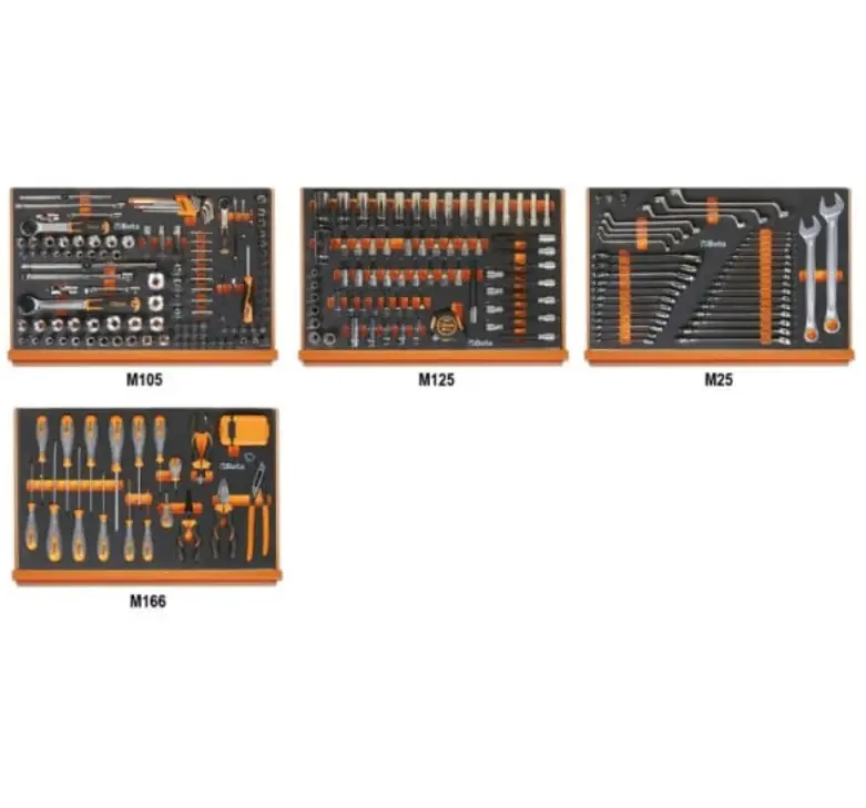 Prezzo Conveniente Beta 5988L/4M Assortimento di 273 utensili per autoriparazione in vassoio morbido in EVA