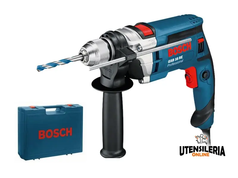 Trapano elettrico a percussione Bosch GSB 16 RE 750W Popolare