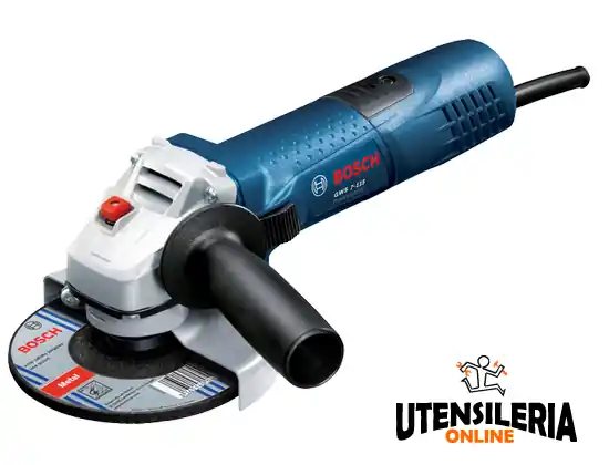 Pagamento Sicuro Smerigliatrice angolare elettrica GWS 7-115 da 720W con raffreddamento diretto