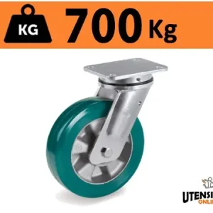 Acquista Ora Ruota TR-ROLL supporto elettrosaldato EE MHD rotante 700Kg 62AL
