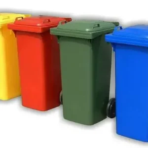 Bidone per raccolta differenziata, 120 l , COLORE A SCELTA Miglior Prezzo