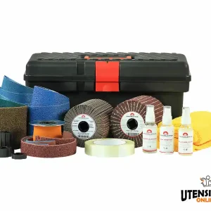 Set accessori satinatura metallo Eisenblaetter in valigetta Nuova Collezione