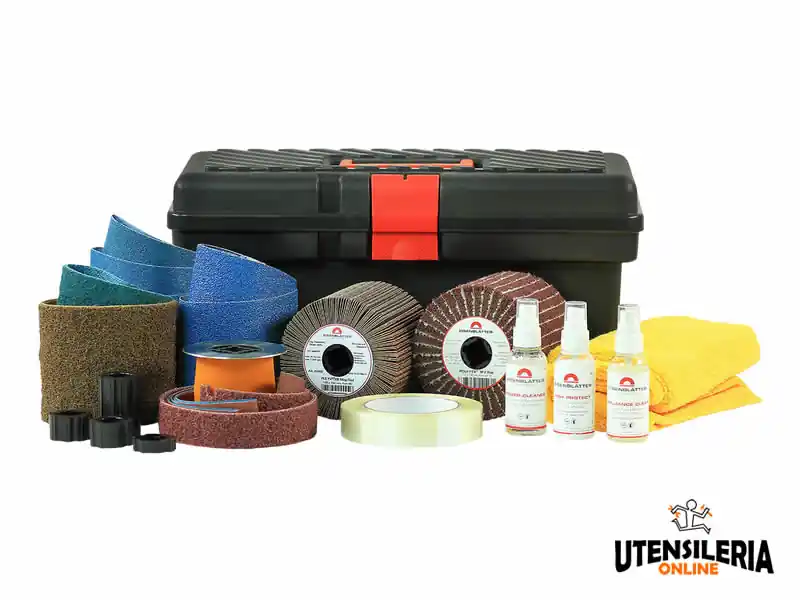 Set accessori satinatura metallo Eisenblaetter in valigetta Nuova Collezione
