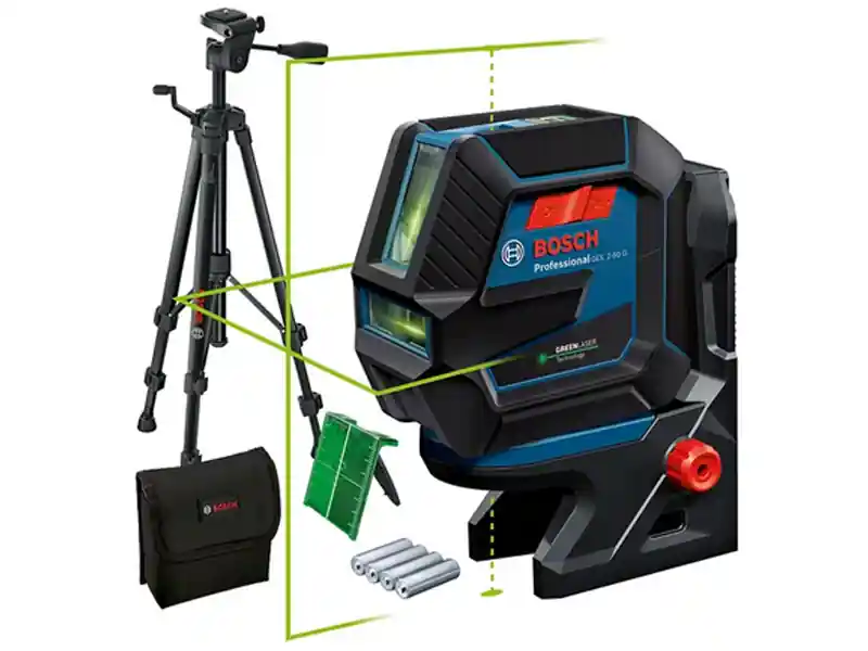 Bosch livella combinata a laser verdi GCL 2-50 G Professional con treppiedi BT 150 Ordina Subito