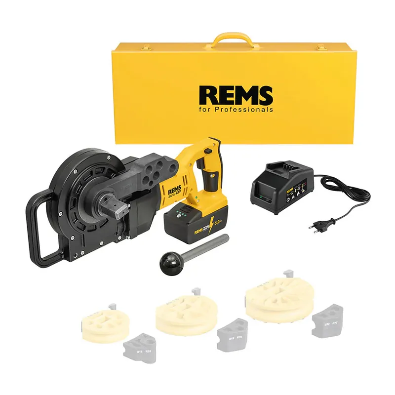 Rems Curvo 22V - Piegatubi a batteria 22V fino a Ø 40 mm e 180 ° Non Perdere