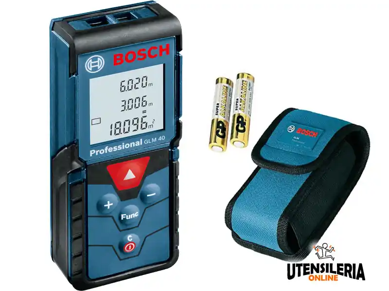 Vendita Finale Misuratore laser Bosch GLM 40 fino a 40 metri tascabile con custodia