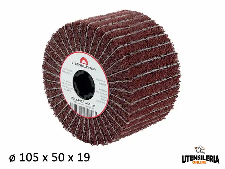 Rulli Mix in fibra di nylon alternata 105x50mm grana 60-180 (1pz) Offerta