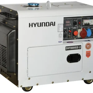 Quantità Limitata Generatore di corrente silenziato Hyundai 65234 - DHY8000SE-3 con AVR