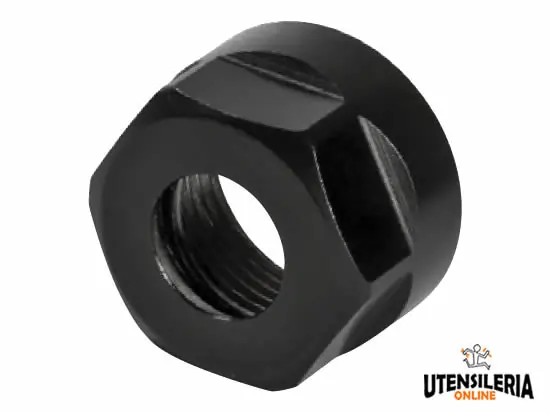 Ghiera per pinza ER11 DIN 6499 esagonale PRT TOOLS filetto M14x0.75 Offerta Speciale