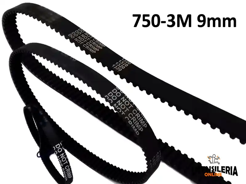 Compra Oggi Stesso Cinghia Dentata HTD 750-3M 250 denti 9mm