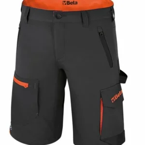 BETA 7661G Bermuda leggeri da lavoro, multitasche elasticizzati Slim fit Soddisfatti O Rimborsati