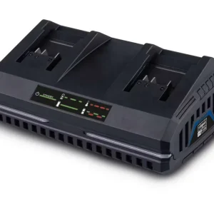 Scheppach sdbc2.4a Doppio caricabatteria lenta 20v per batterie 2.0 - 4.0 ah serie ixes Offerta Limitata