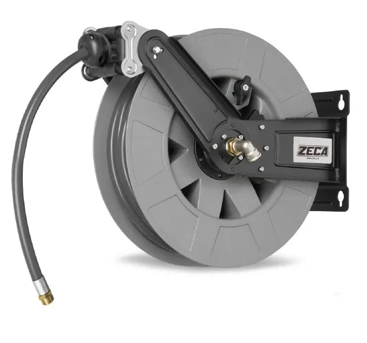 Zeca 8402 avvolgitubo aria lunghezza 20 metri , 20 bar , diametro interno 8 mm , raccordo uscita 1/4" Di Tendenza