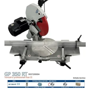 Ultima Occasione Pegic GP 350 RT Troncatrice professionale per legno 2000W , trifase 380v