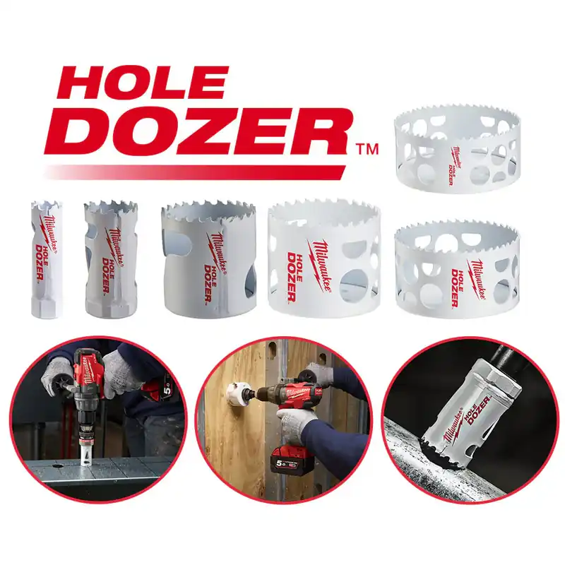 Milwaukee HOLE DOZER Sega a tazza bimetallica - misura a scelta Prezzo Ridotto