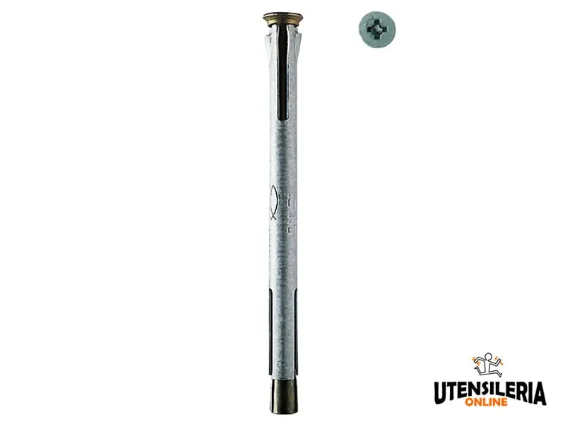 Tassello prolungato in metallo F-M-Z testa svasata piana (100pz) Promo Stagionale