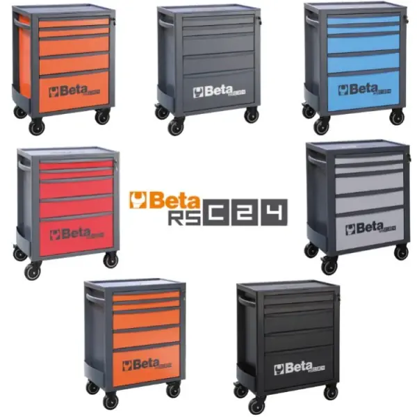 Prezzo Basso Beta RSC24/5 - Carrello porta attrezzi per officina 5 cassetti, vuoto