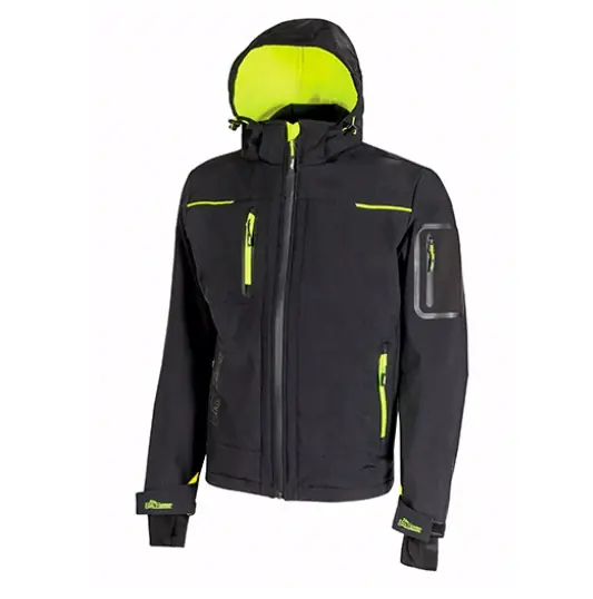 Scelto Dai Clienti U-Power SPACE - Giacca in Softshell, Carbon Black