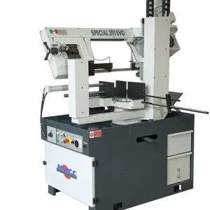 Esclusivo MACC SPECIAL 391 SVG - Segatrice a nastro professionale semiautomatica per ferro, lubrificata
