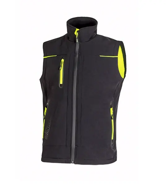Offerta Lampo U-Power UNIVERSE - Gilet in Softshell, Black Carbon