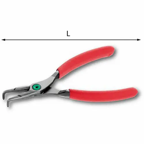 Offerta Limitata Usag 127 PN - Pinze a becchi piegati a 90° per anelli elastici interni