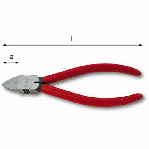 Usag 186 C - Tronchesi a tagliente raso diagonale per materiali plastici Popolare